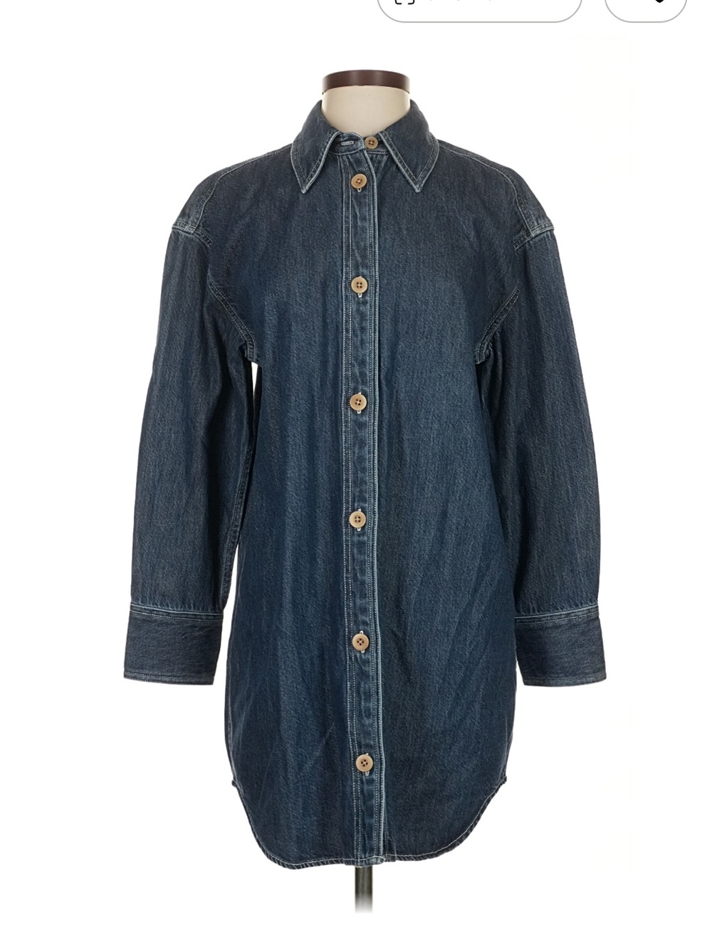 Madewell Blue Denim Button-Up Jacket